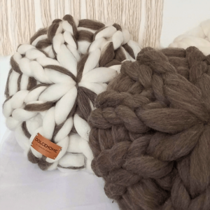 almohadón de lana decorativo - magnolio